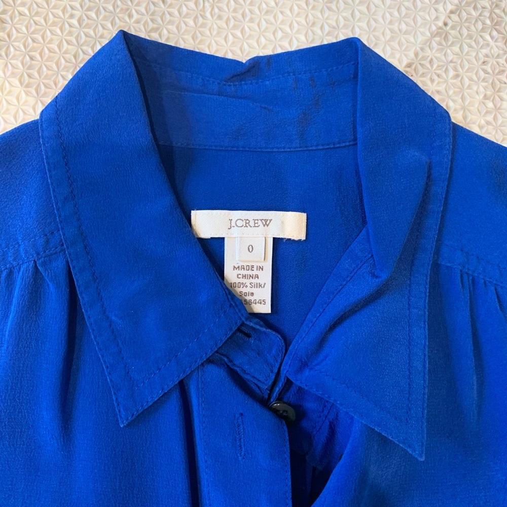 J Crew Silk top - Picture 2 of 2